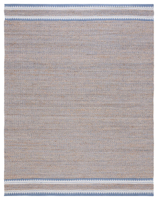 Safavieh Vintage Leather Collection NF874M Rug, Natural/Blue, 8' X 10'