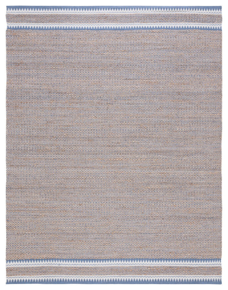 Safavieh Vintage Leather Collection NF874M Rug, Natural/Blue, 8' X 10'
