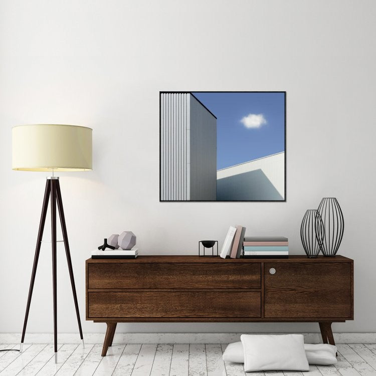 "Cloud" Framed Canvas Giclee by Henk Van Maastricht, 41x36"
