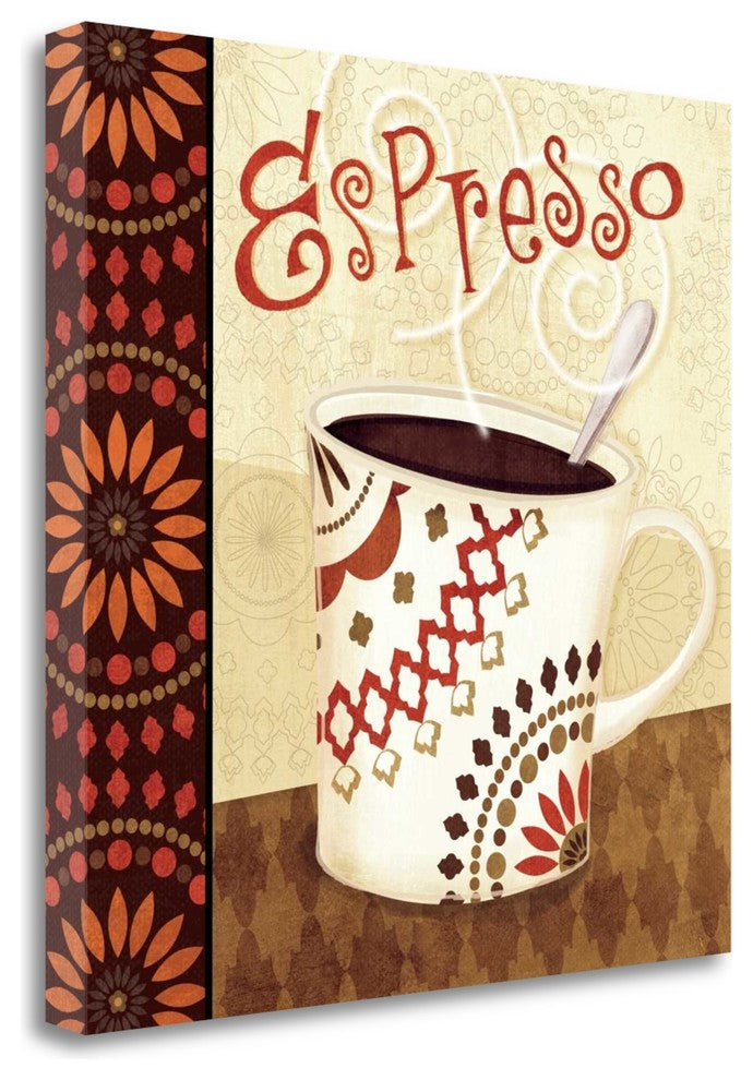 "Cup Of Joe I" By Veronique Charron, Giclee Print on Gallery Wrap Canvas