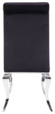 ACME Fabiola Side Chair, Set of 2, Fabric/Stainless Steel