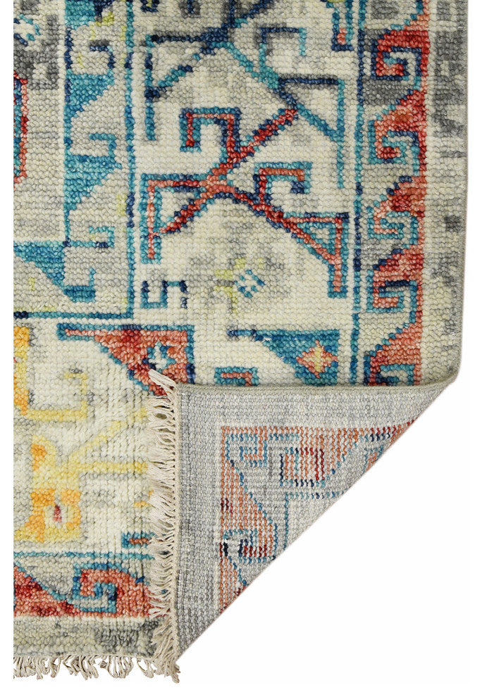 Willow Mesa Area Rug, Silver, 10' x 14', Tribal