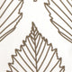 Pillow Decor - Contemporary Dark Taupe Leaf Throw Pillow