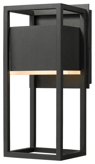 Z-Lite 585S-LED Barwick 13" Tall LED Outdoor Wall Sconce - Black