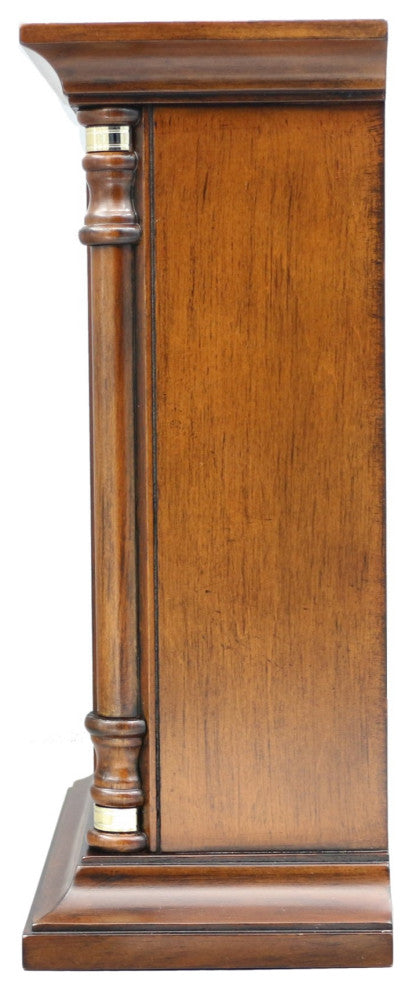 Seiko Clocks, Charming Medium Brown Clock With Pendulum and Chime