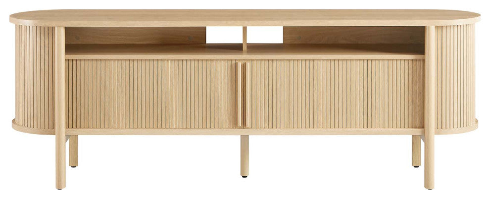 Cadence 71" TV Stand, Oak
