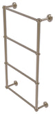 Dottingham 4 Tier 30" Ladder Towel Bar with Twisted Detail, Antique Pewter