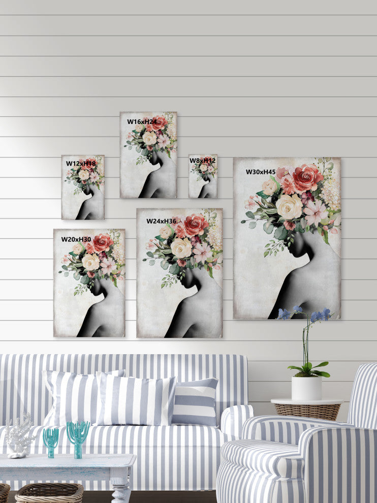 "Unpredictable" Painting Print on Wrapped Canvas, 20x30