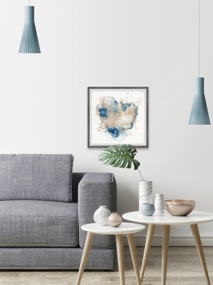 "Grounded Vessel" Framed Painting Print, 32x32