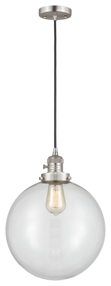 INNOVATIONS 201CSW-SN-G202-12-LED 1-Light Mini Pendant Brushed Satin Nickel