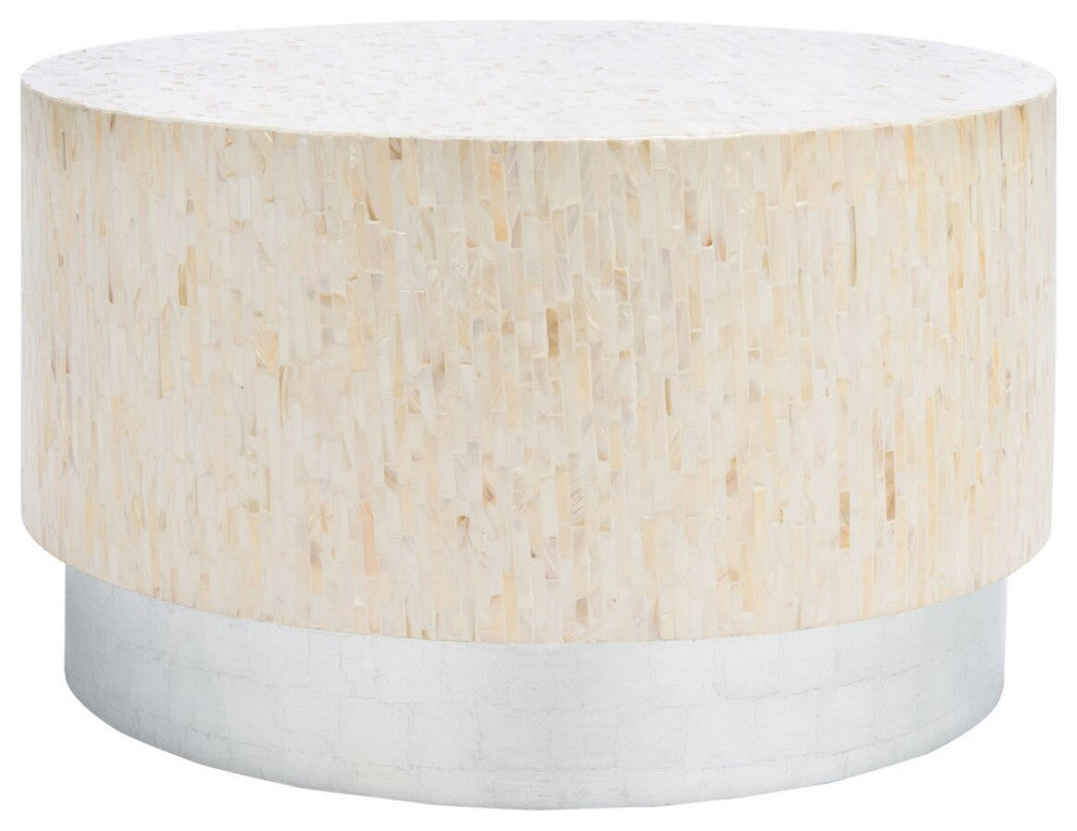 Safavieh Scarlett Round Coffee Table, Natural