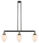 Innovations 213-BAB-G661-7-LED 3 Light Island Light, Black Antique Brass