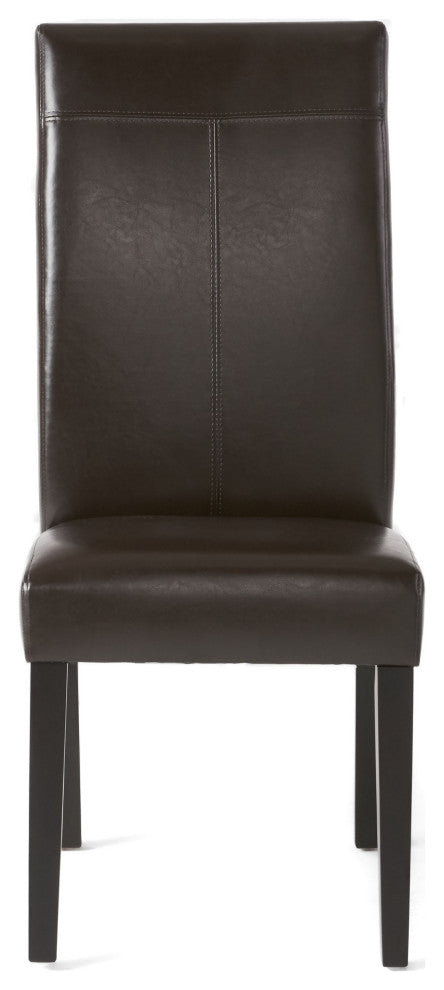 Taylor Contemporary T-Stitch Upholstered Dining Chairs, Set of 2