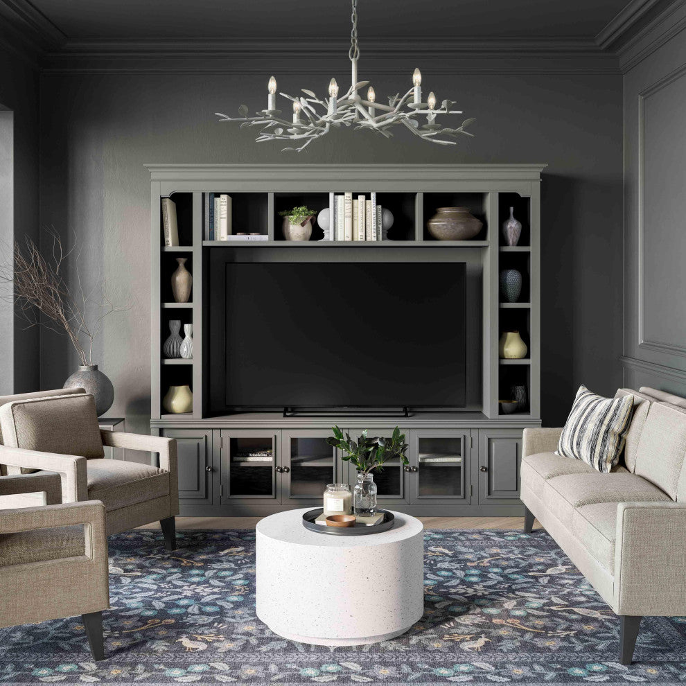 Virginia Charcoal Entertainment Center for TVs up to 75"