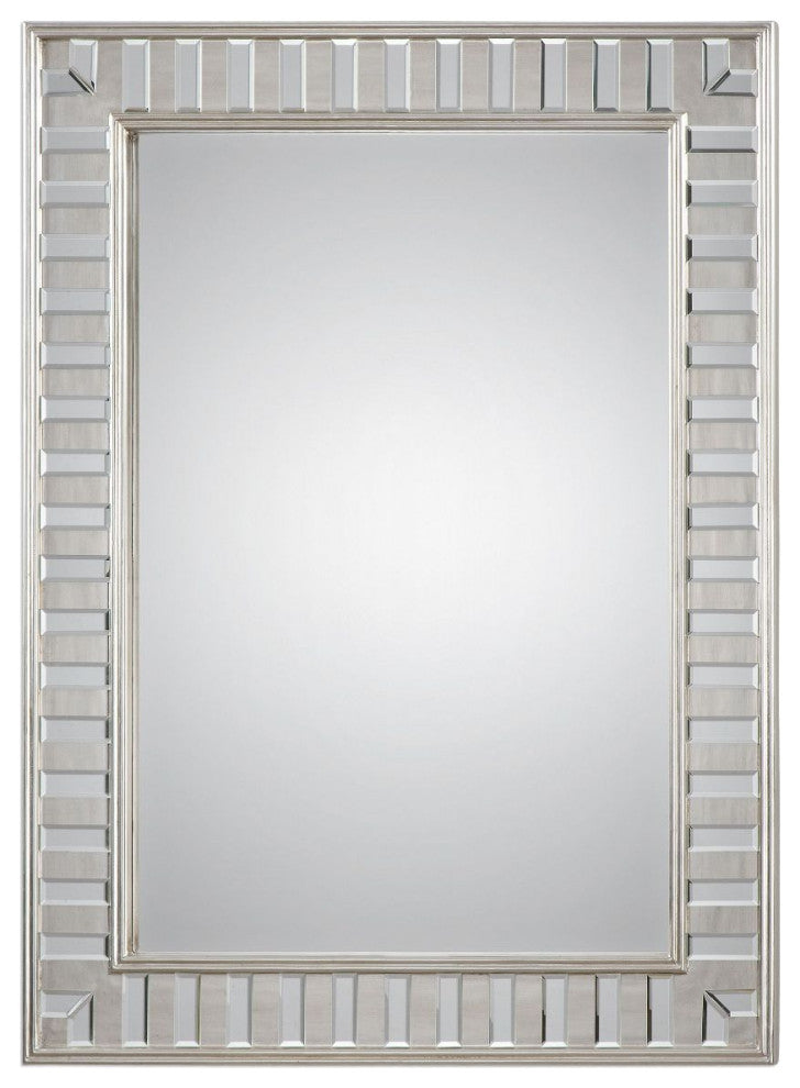Uttermost Lanester Silver Leaf Mirror