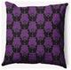 20" x 20" Cat Clowder Indoor/Outdoor Polyester Throw Pillow, Amethyst
