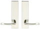 Oslo Lever, Tubular Privacy, Polished Stainless Steel, 2-3/4" Backset