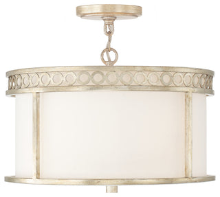 Capital Lighting 243141 Isabella 4 Light 15"W Semi-Flush Drum - Winter Gold