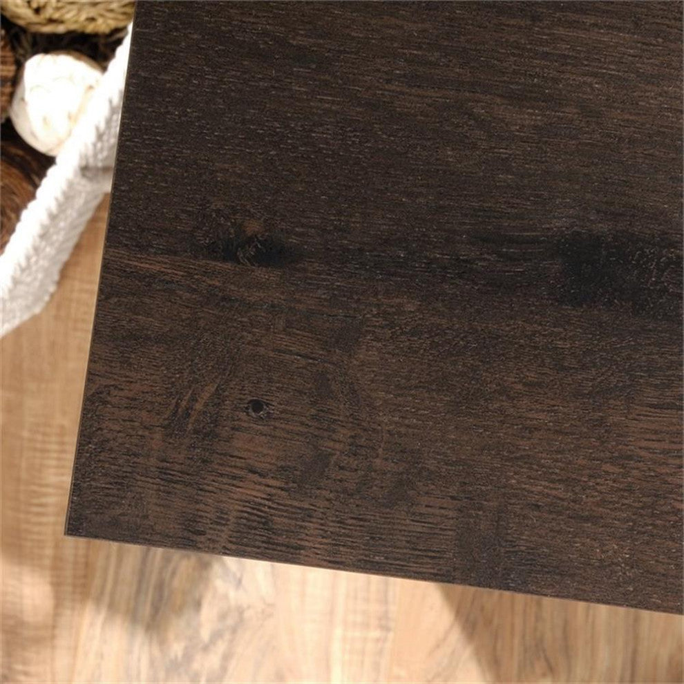 Sauder Costa Engineered Wood 2-Drawer Lateral File Cabinet in Coffee Oak