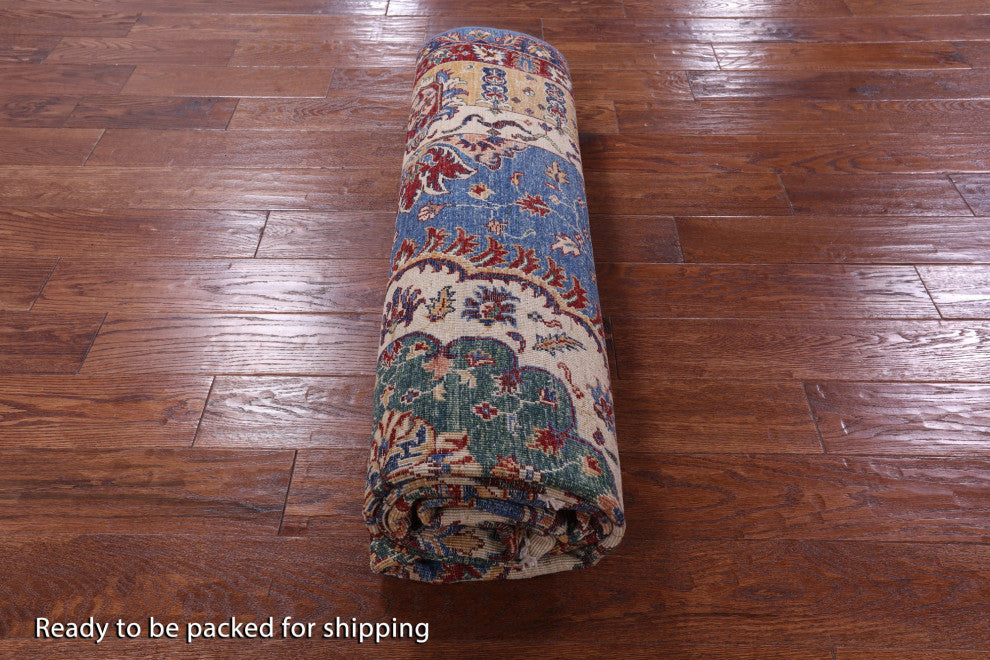 6' 9" X 10' 1" Hand Knotted Persian Tabriz Wool Rug Q10001