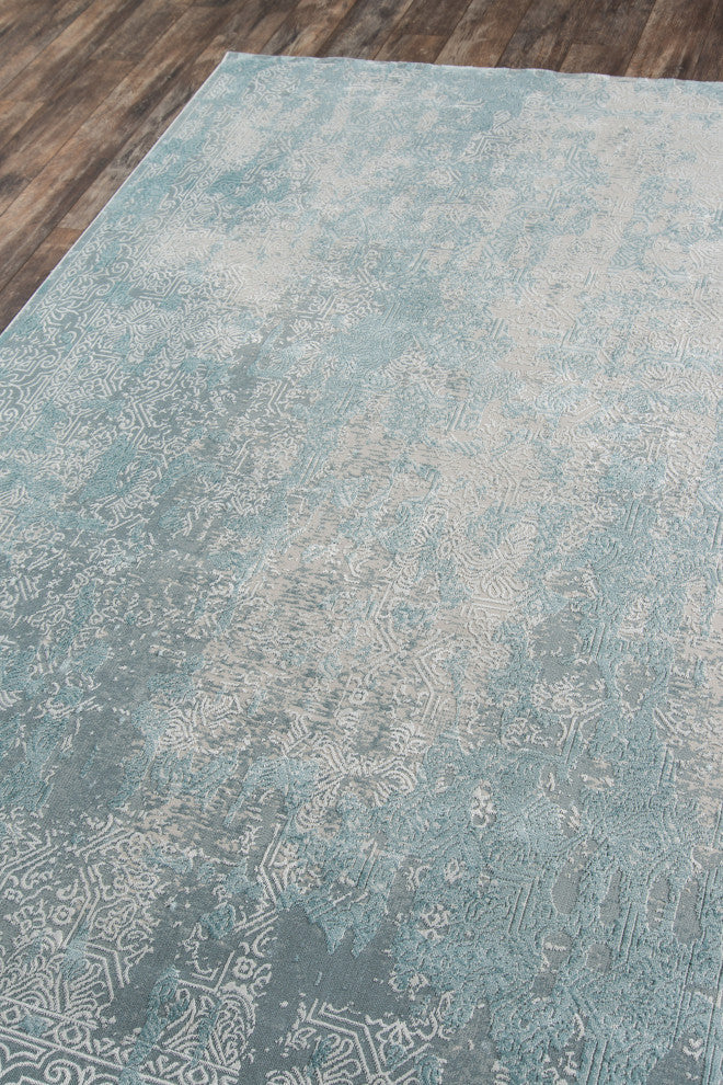 Momeni Genevieve Polyester Area Rug, Light Blue, 1'10"x2'10"