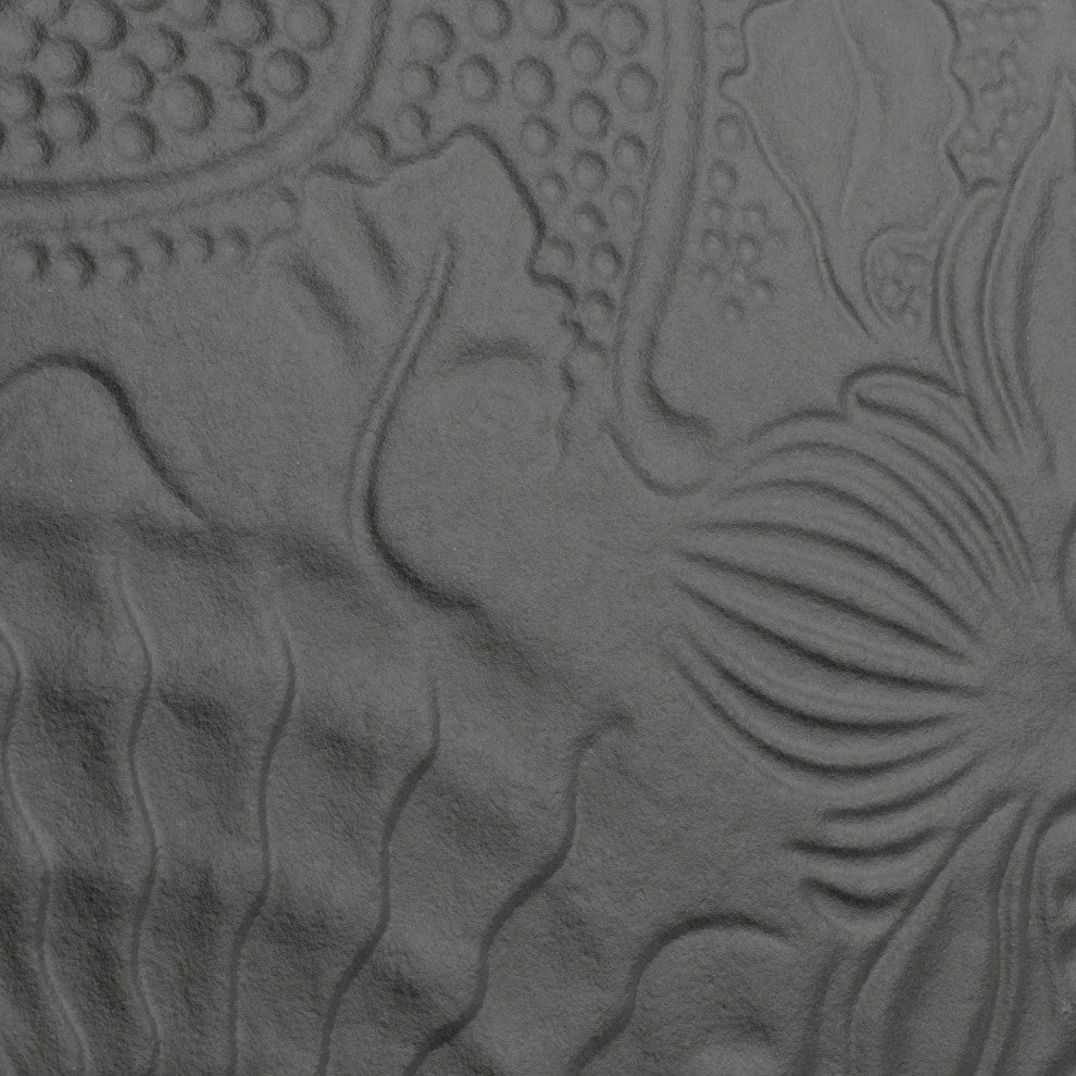 Gaudi Hex Porcelain Floor and Wall Tile, Black