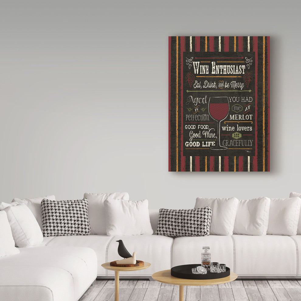 Pela Studio 'Wine Enthusiast II' Canvas Art, 35"x47"