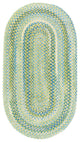Capel Waterway Yellow 0470_100 Braided Rugs - 11' 4" X 14' 4" Oval