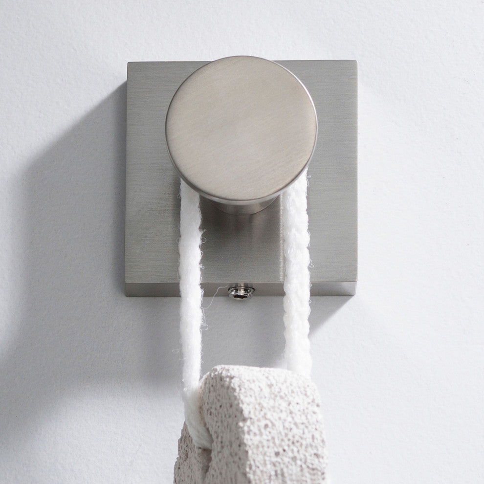 Ventus Bathroom Robe and Towel Hook Brushed Nickel