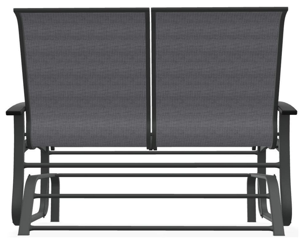 Belle Isle Sling 2-Seat Glider, Augustine Pewter/Graphite