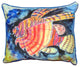 Betsy's Lion Fish Small Indoor/Outdoor Pillow 11x14 - Set of Two
