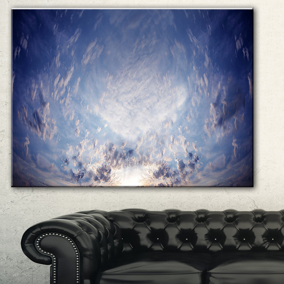 "Blue Celestial" Landscape Canvas Photo Print, 40"x30"