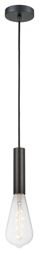 INNOVATIONS LIGHTING 198-1P-BK-BB95LED Edison 1 Light 3.75 inch Mini Pendant