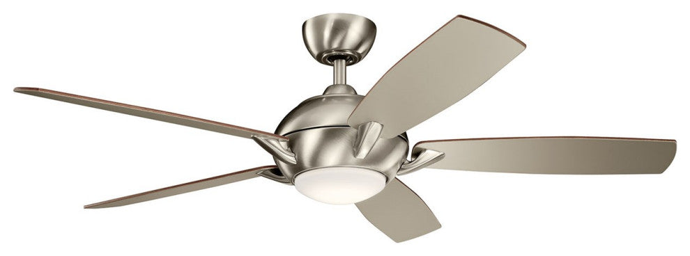Kichler Geno 54 inch LED Ceiling Fan, Brushed Stainless Steel