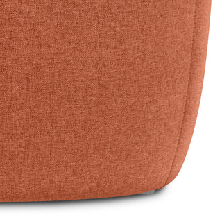Moore Small Ottoman, Dusty Orange