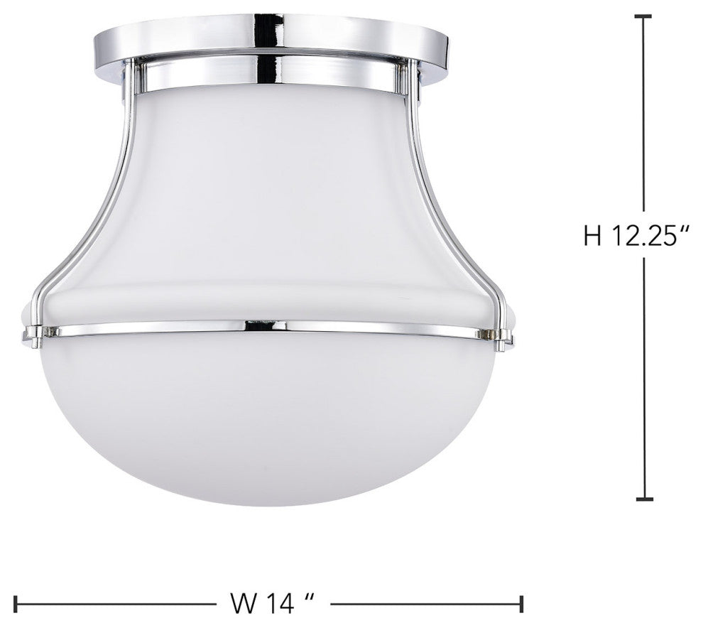 Valdora 1 Light 14" Flush Mount