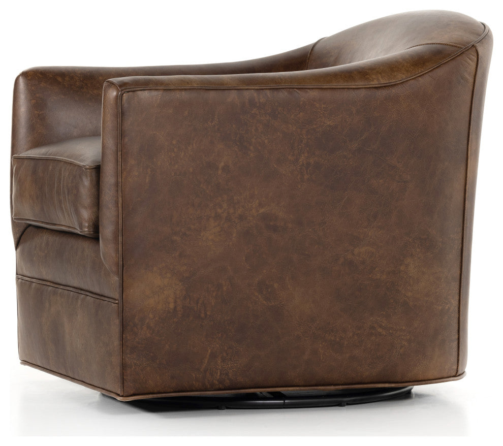 Quinton Swivel Chair, Arvada Cigar