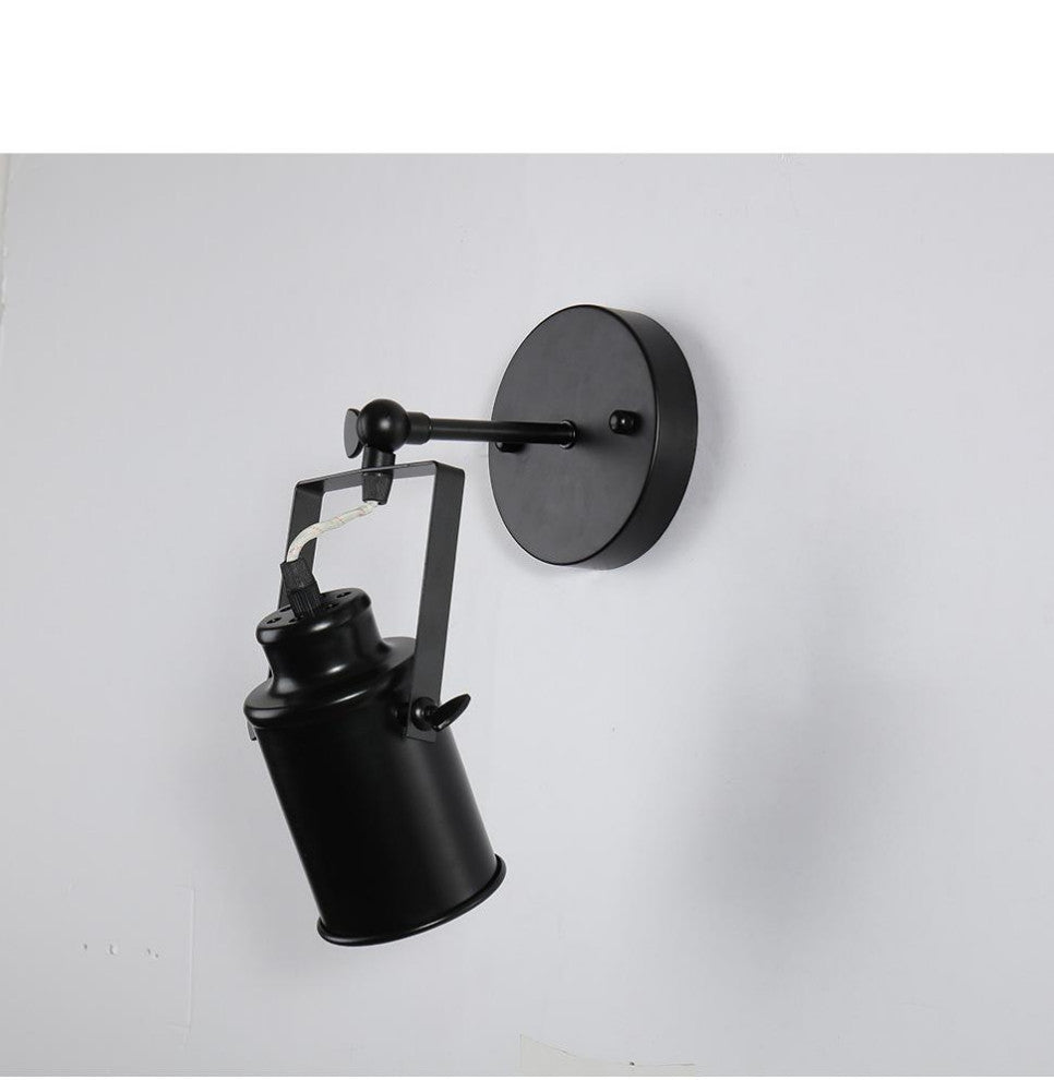 Adjustable track lighting black ceiling light fixture swing wall sconce