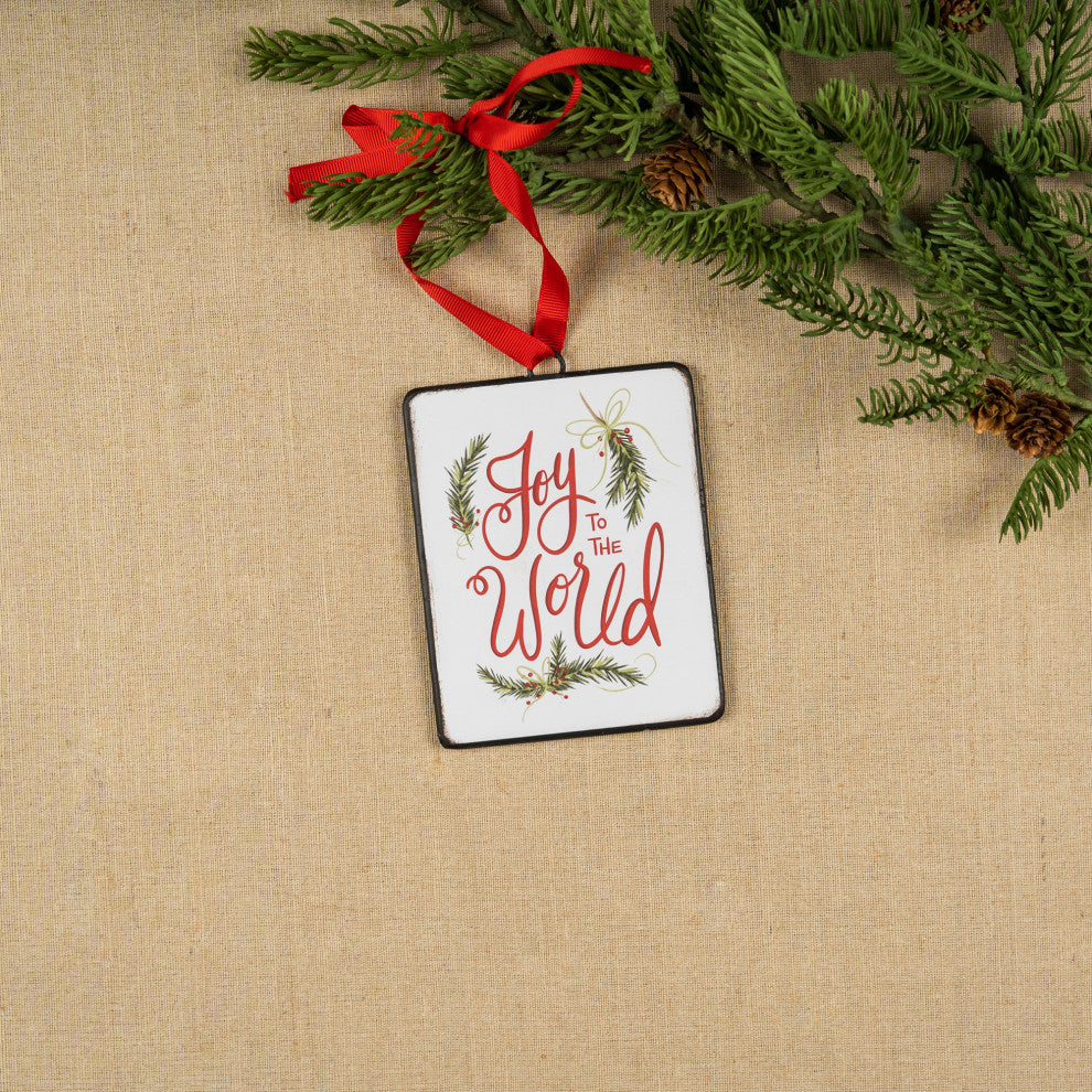 Holiday Sentiment Ornament, Set of 12
