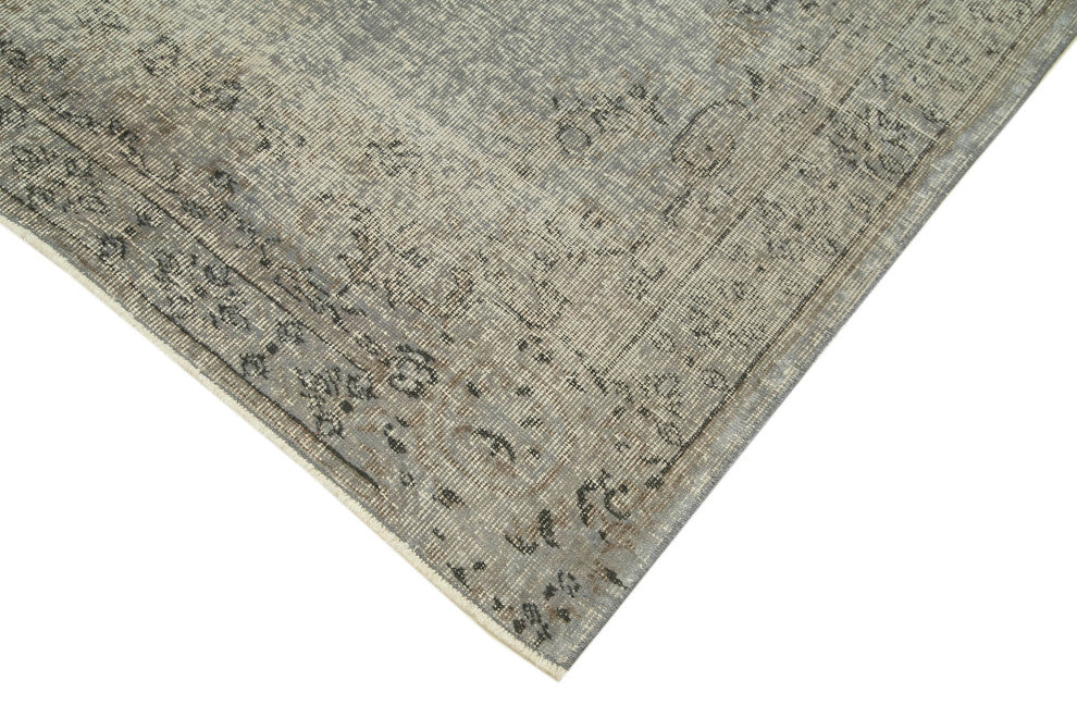 Rug N Carpet - Hand-knotted Anatolian 4' 10" x 8' 1" Vintage Overdyed Area Rug