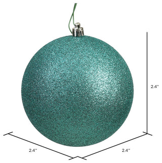 Vickerman 2.4" Sea Foam Glitter Ball Ornament, 24 per Bag
