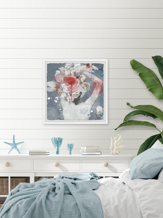 "She Who Dares" Framed Painting Print, 12x12