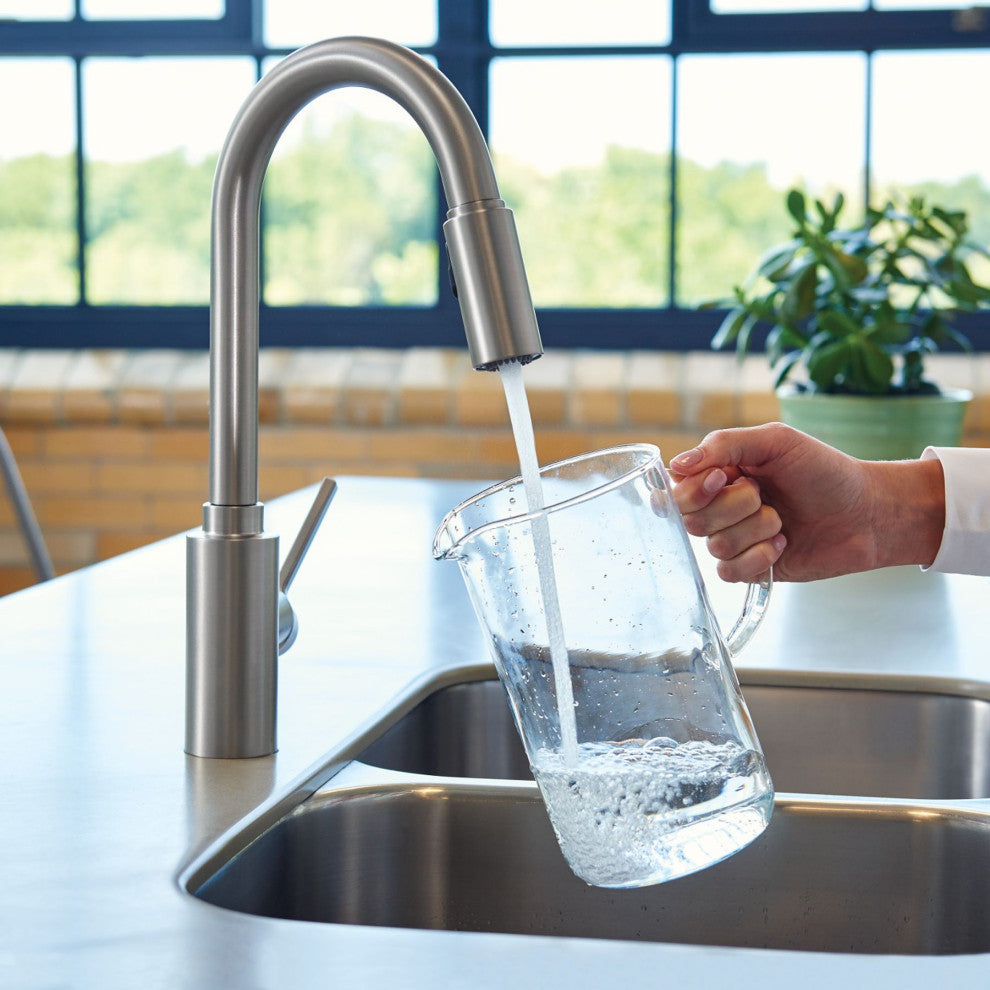 Moen Genta Spot Resist Stainless 1-Handle Pulldown Kitchen Faucet