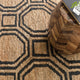 Dash & Albert Hexile Hand Knotted Jute Rug, Natural, Runner-2'6" x 8'