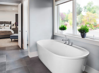 Sterling Freestanding Bathtub Kit, White