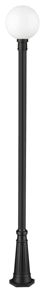 Z-Lite 597PHB-519P Laurent 110" Tall Post Light - Black