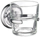 Villa Holder With Glass Tumbler Polished Chrome