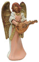 Exclusive Fontanini 5" Eva Angel With Mandolin Signed Nativity Figurine #75532S