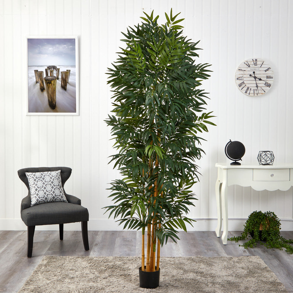 6.5' Phoenix Palm Artificial tree With Natural Trunk