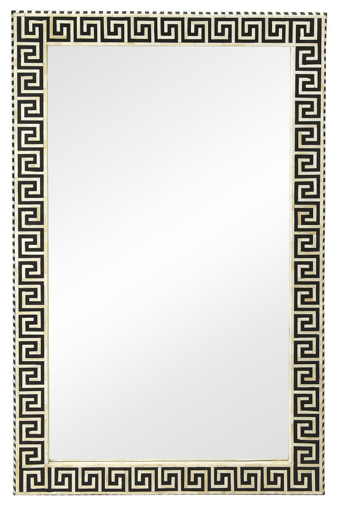 Butler Eternity Black Bone Inlay Wall Mirror